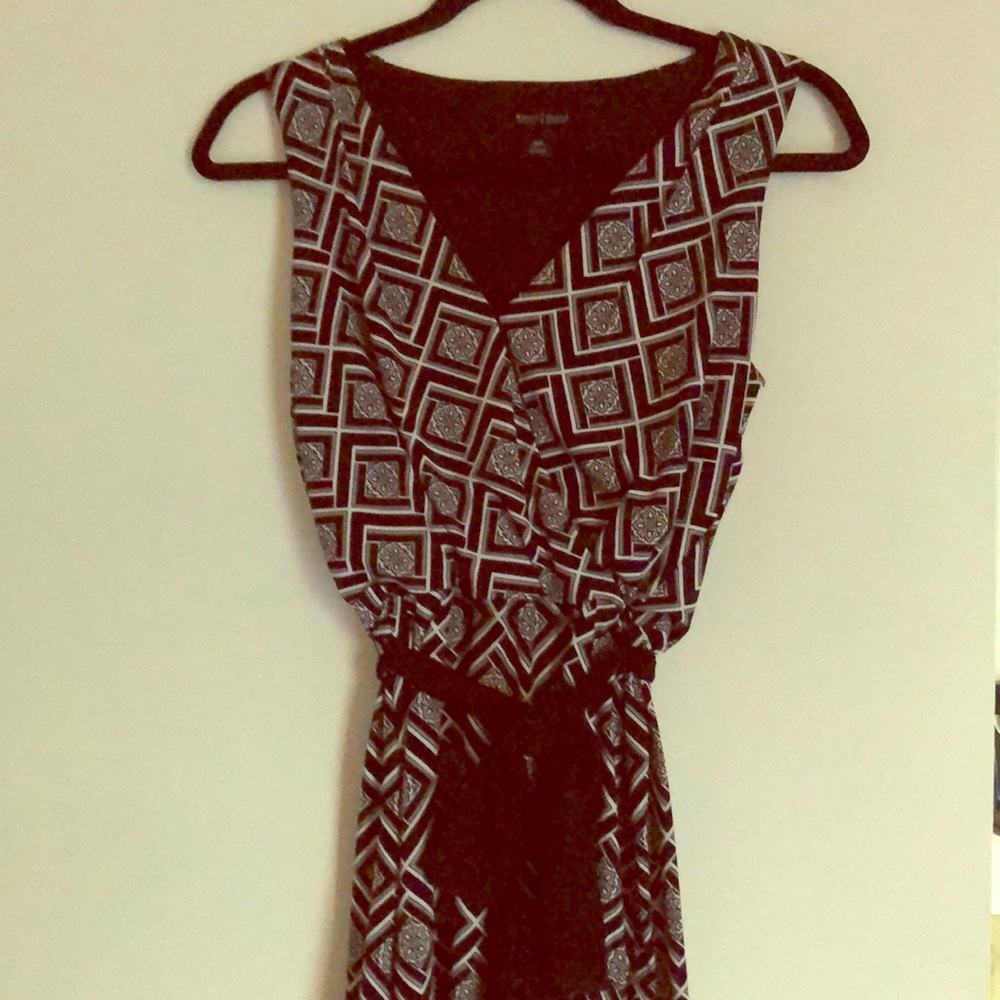 Black & White midi dress